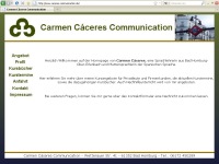 Carmen Cac&eacute;res Communication